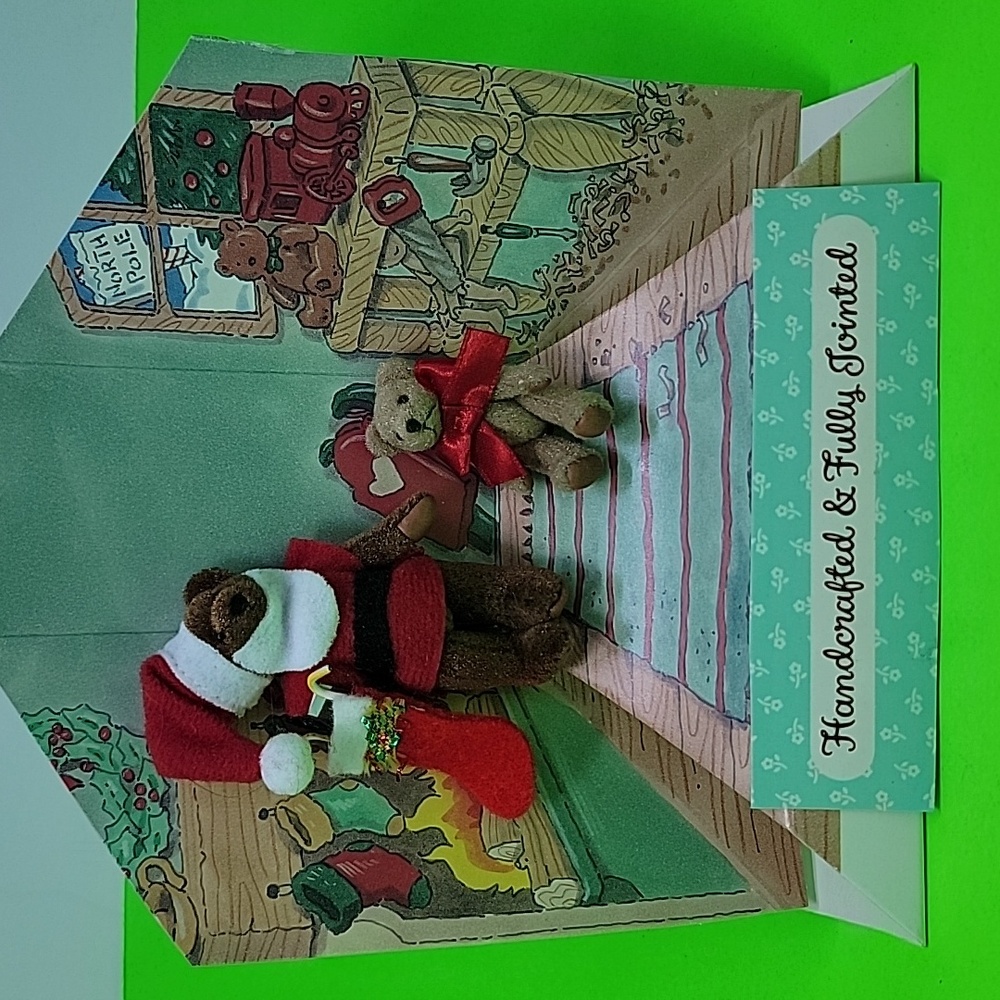 Miniature GUND Santa & Elf Littlest Bears Christmas New Bears, No Box